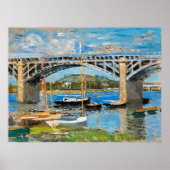 Monet - De brug over de Seine, Poster (Voorkant)