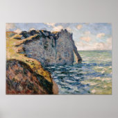 Monet - de Cliff van Aval Etretat Poster (Voorkant)