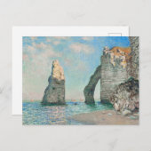 Monet - De Cliffs bij Etretat Briefkaart (Voorkant / Achterkant)
