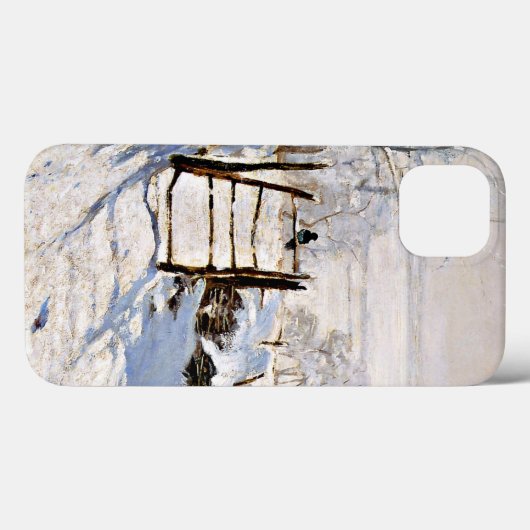 Monet: De Ekster, beroemd schilderij, Case-Mate iPhone Case (Achterkant (horizontaal))
