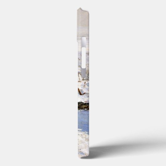 Monet: De Ekster, beroemd schilderij, Case-Mate iPhone Case (Achterkant / Links)