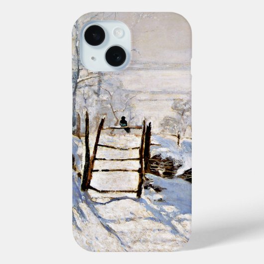 Monet, de ekster, beroemde schilderij, Case-Mate iPhone case (Achterkant)