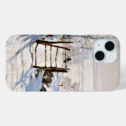 Monet, de ekster, beroemde schilderij, Case-Mate iPhone case (Achterkant (horizontaal))