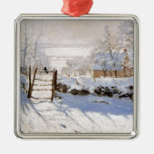 Monet - De Ekster Metalen Ornament (Voorkant)
