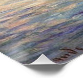 Monet - De Fjord bij Christiana Perfect Poster (Hoek)