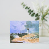 Monet - De havenhoofd bij Le Havre, Briefkaart (Staand voorkant)