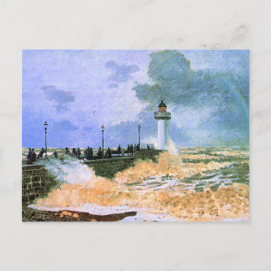 Monet - De havenhoofd bij Le Havre, Briefkaart