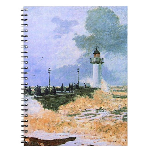 Monet - De havenhoofd bij Le Havre, Notitieboek (Voorkant)