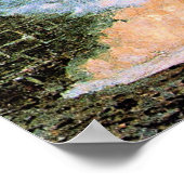 Monet - De havenhoofd bij Le Havre, Poster (Hoek)