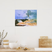 Monet - De havenhoofd bij Le Havre, Poster (Keuken)