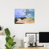 Monet - De havenhoofd bij Le Havre, Poster (Thuiskantoor)