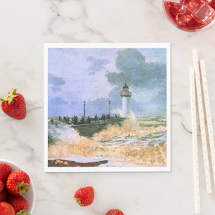 Monet - De havenhoofd bij Le Havre, Servet