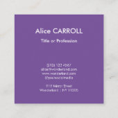 Monet - De Iris Garden bij Giverny - QR-code Vierkante Visitekaartje (Achterkant)