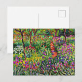 Monet - De Iris Garden in Giverny Briefkaart (Voorkant / Achterkant)