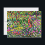 Monet - De Iris Garden in Giverny Kaart<br><div class="desc">De Iris Garden in Giverny,  mooi kunstschilderij van Claude Monet</div>