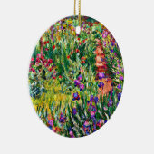 Monet - De Iris Garden in Giverny Keramisch Ornament (Rechts)