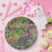 Monet - De Iris Garden in Giverny Papieren Bordje (Feest)