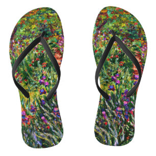 Monet - De Iris Garden in Giverny Teenslippers