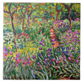 Monet - De Iris Garden in Giverny Tegeltje (Voorkant)