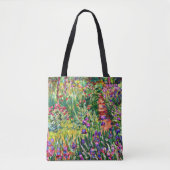 Monet - De Iris Garden in Giverny Tote Bag (Voorkant)