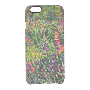 Monet - De Iris Garden in Giverny Doorzichtig iPhone 6/6S Hoesje