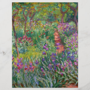 monet de-iris-tuin-bij-giverny bloemenwijnoogst