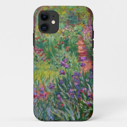 monet de-iris-tuin-bij-giverny bloemenwijnoogst Case-Mate iPhone case (Achterkant)