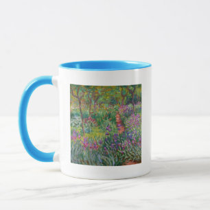 monet de-iris-tuin-bij-giverny bloemenwijnoogst mok