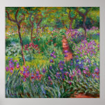 Monet - de Iris-tuin in Giverny 1900 Poster<br><div class="desc">De Iris Garden bij Giverny 1900 van Claude Monet. Ga naar https://books.zedign.com/zas/3.html voor meer poster-gereed afbeeldingen uit Zedign Art Series Book 3 "Claude Monet - Paintings & Drawings Vol 2"</div>