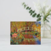 Monet - De Japanse brug Briefkaart (Staand voorkant)