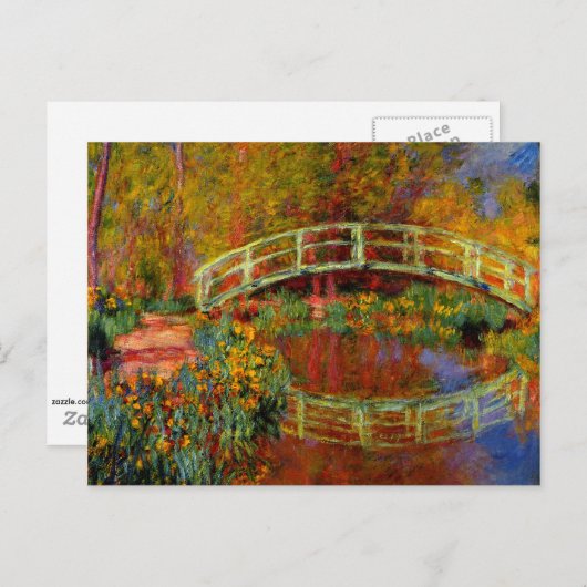 Monet - De Japanse brug Briefkaart (Voorkant / Achterkant)
