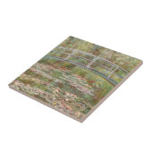 Monet: De Japanse brug Tegeltje (Zijkant)