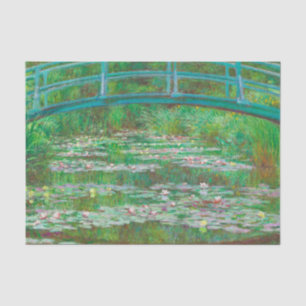 Monet De Japanse voetgangersbrug Tissuepapier