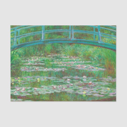 Monet De Japanse voetgangersbrug Tissuepapier (Voorkant)