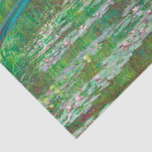 Monet De Japanse voetgangersbrug Tissuepapier (Detail)