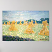 Monet - de jonge dames van Giverny Sun - effect Poster (Voorkant)