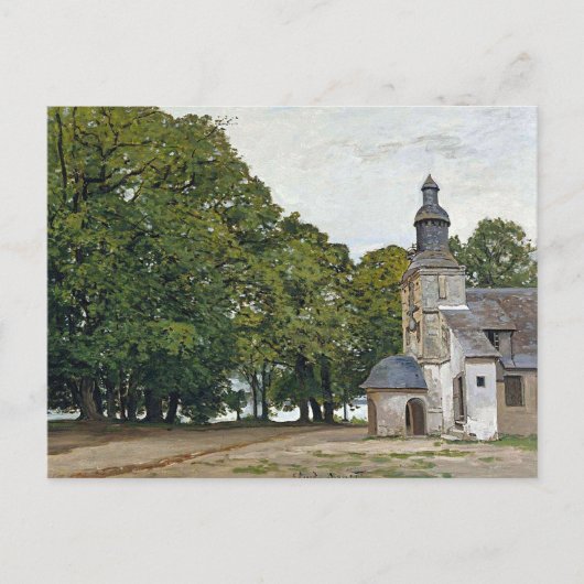 Monet - De kapel Notre Dame de Grace Briefkaart (Voorkant)