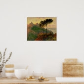 Monet - de kerk in varengeville 1882 poster (Keuken)