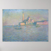 Monet - de kerk van San Giorgio Maggiore Venice Poster (Voorkant)