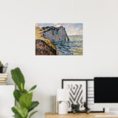 Monet - De klif van Aval Etretat Poster (Thuiskantoor)