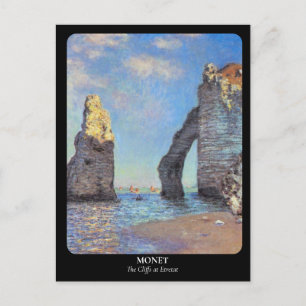 MONET / De kliffen bij Etretat Briefkaart