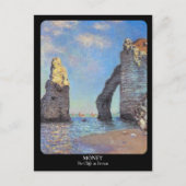 MONET / De kliffen bij Etretat Briefkaart (Voorkant)