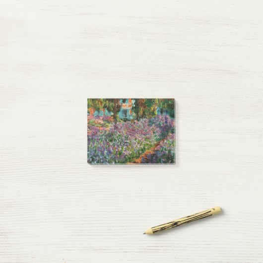 Monet De Kunstenaarstuin in Giverny Post-it® Notes (Op bureau)