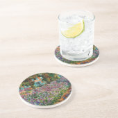 Monet De Kunstenaarstuin in Giverny Zandsteen Onderzetter (Zijkant)