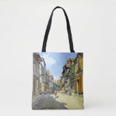 Monet - De La Rue Bavolle bij Honfleur Tote Bag (Voorkant)