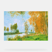 Monet - De lente in Argenteuil, Acryl Bord (Voorkant)