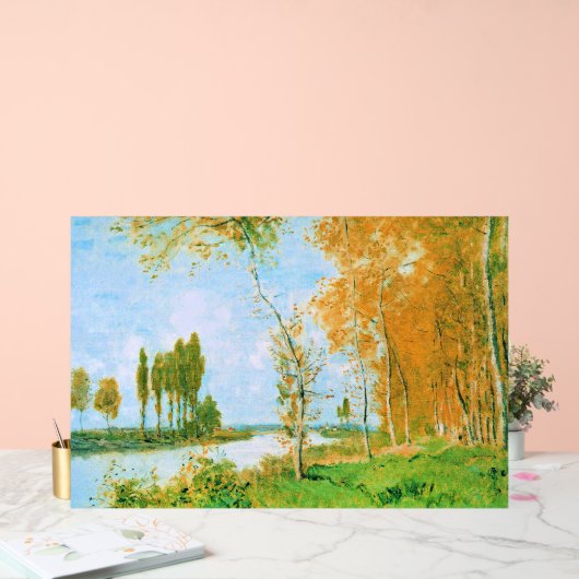 Monet - De lente in Argenteuil, Acryl Bord (Huwelijk)