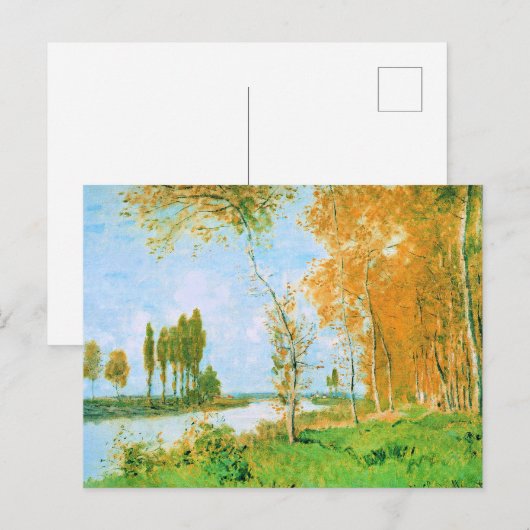 Monet - De lente in Argenteuil, Briefkaart (Voorkant / Achterkant)