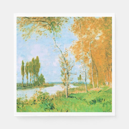 Monet - De lente in Argenteuil, Servet (Voorkant)