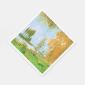 Monet - De lente in Argenteuil, Servet (Hoek)